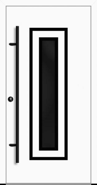 Aluminium Haustür "FRAUKE" 82 mm RC2 BLACKLINE