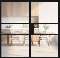 Aluminium-Glas Lofttür "MORITZ" Drehtür 2-flügelig