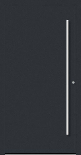 AKTION Aluminium Haustür "VALERIA" 90 mm RC2 110 x 220 cm Anthrazitgrau