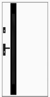 Aluminium-Stahl Nebeneingangstür "SABRINA" 68 mm BLACKLINE