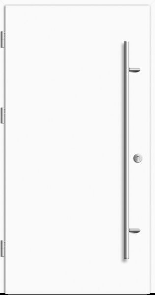 AKTION Aluminium Haustür "VALERIA" 68 mm Weiß