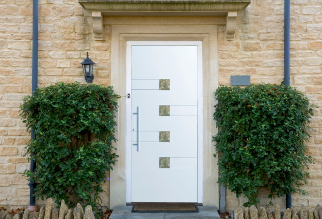 Schüco Haustür weiß