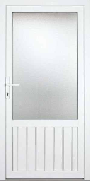 Nebeneingangstür "NAOMI" 70mm (PVC, genutet, weiß)