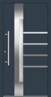 Außenansicht Kunststoff-Aluminium Haustür innen öffnend DIN links Anthrazit