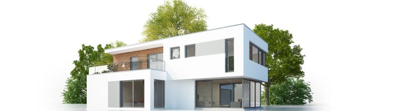 Entwurf eines modernen Hauses