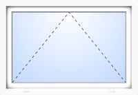 Kunststoff Fenster "EMIL-O" 74 mm 2-fach Verglasung Ki 1-flügelig