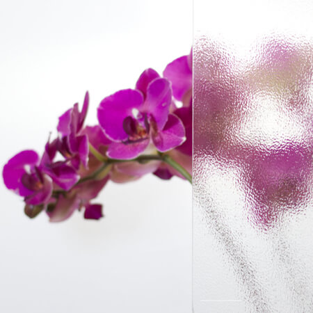 Nebeneingangstüren mit Ornamentglas