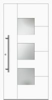 Außenansicht Aluminium Haustür innen öffnend DIN links Weiß