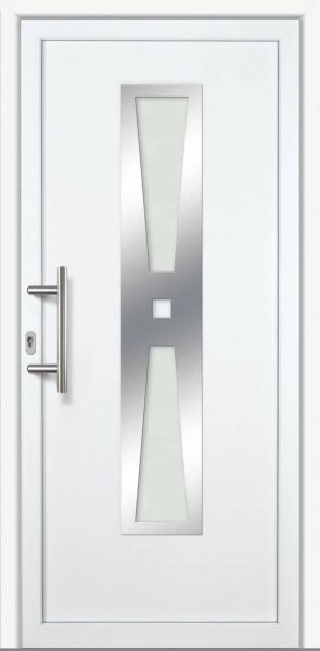 Haustür "LINA" 60mm (ALU-PVC, weiß)