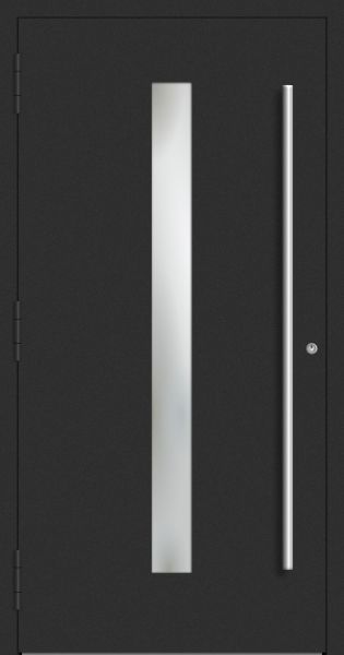 AKTION Aluminium Haustür "AURORA" 90 mm RC2 DB703