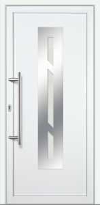 Haustür "MARION" 60mm (ALU-PVC, weiß)
