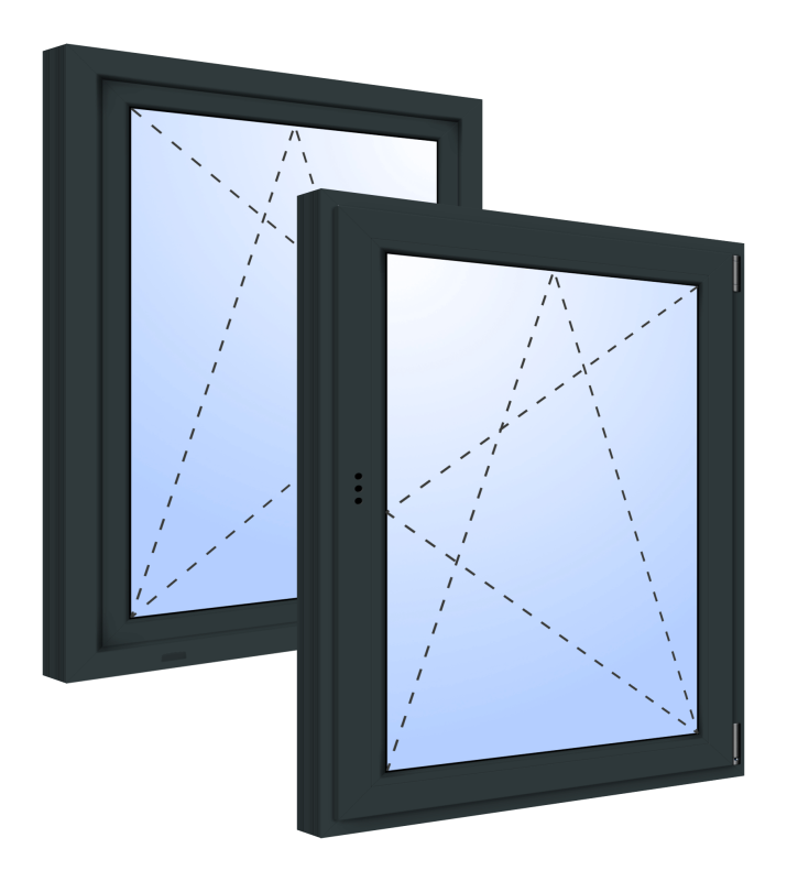 Einflügelige Fenster