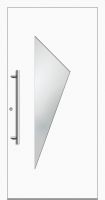 Außenansicht Aluminium Haustür innen öffnend DIN links Weiß