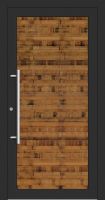 Aluminium-Holz Haustür "IRIS-W" 79 mm Weinfassholz