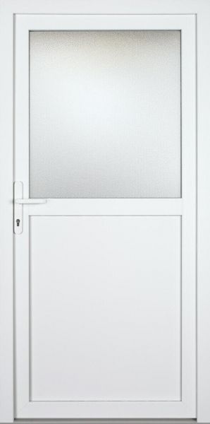 Kunststoff-Aluminum Nebeneingangstür "NADINE-G" 70mm