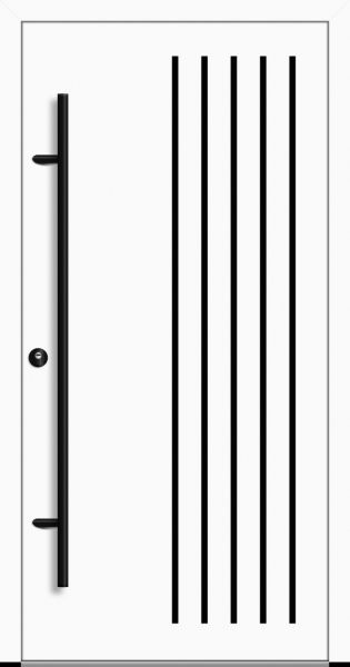 Aluminium Haustür "NAOMI" 82 mm RC2 BLACKLINE