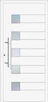 Aluminium Haustür "VERA" 75 mm beidseitig flügelüberdeckend