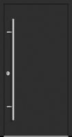 Außenansicht Aluminium Haustür ohne Glas Anthrazit