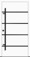 Aluminium Haustür "FANNIE" 82 mm RC2 BLACKLINE