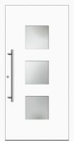 Außenansicht Aluminium Haustür innen öffnend DIN links Weiß