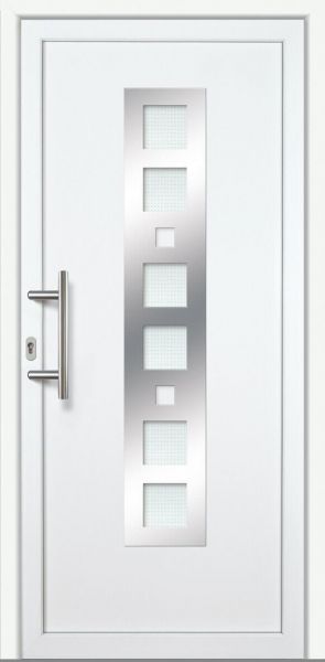 Haustür "LORANE" 60mm (PVC, weiß)