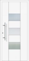 Aluminium Haustür "DILAN" 75 mm beidseitig flügelüberdeckend