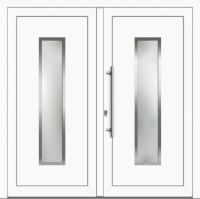 Kunststoff Haustür "REBEKKA" 71 mm Doppeltür symm