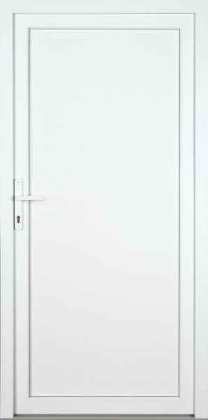 Nebeneingangstür "SWENJA" 60mm (ALU-PVC, glatt, weiß)