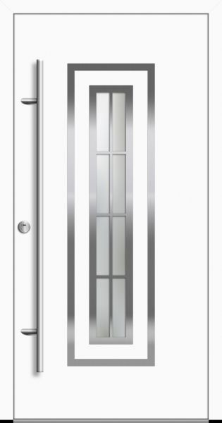 Aluminium Haustür "FRAUKE" 82 mm RC2 8 Sprossenfelder