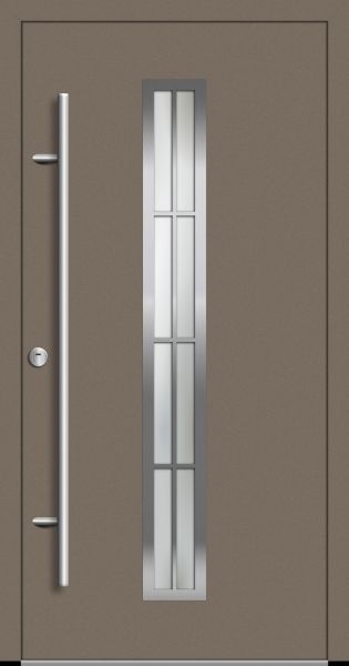 Aluminium Landhaustür "AURORA" 82 mm RC2 8 Sprossenfelder